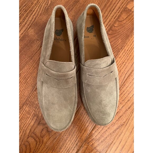 Bobbies Men's Stanley Beige Suede Leather Penny Loafers Size 40 - Picture 7 of 7